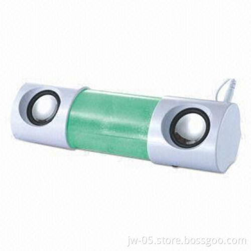 Mini Portable Speakers with Colorful Flash Light Glitters Automatically
